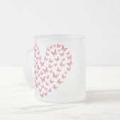 Heart of Capricious Butterflies Mattglastasse (Vorderseite Links)