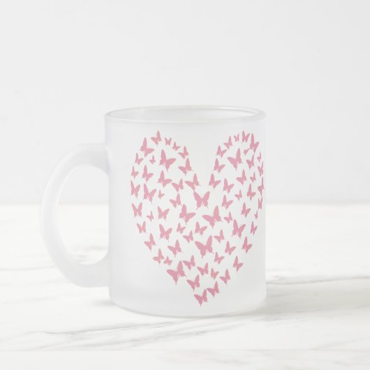 Heart of Capricious Butterflies Mattglastasse (Links)