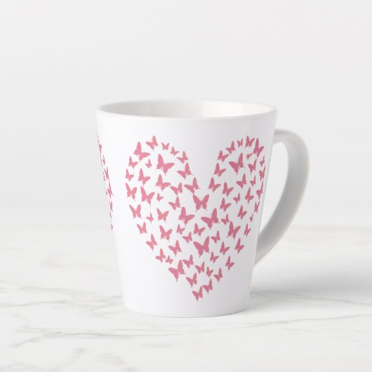 Heart of Capricious Butterflies Milchtasse (Rechte Ecke)