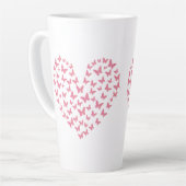 Heart of Capricious Butterflies Milchtasse (Linke Ecke)