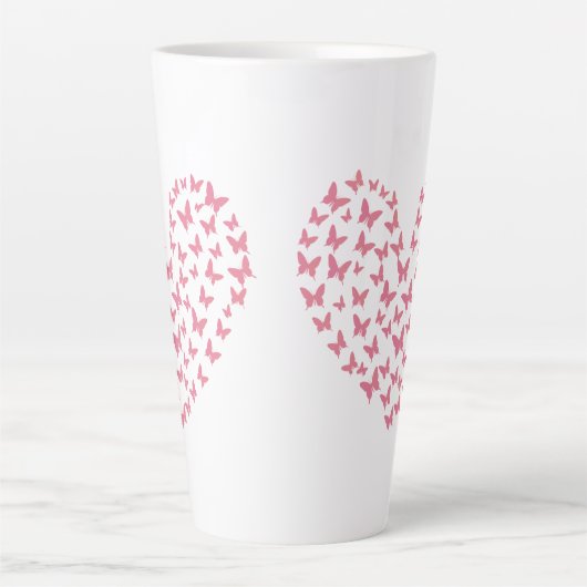 Heart of Capricious Butterflies Milchtasse (Vorderseite)