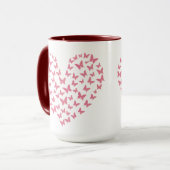 Heart of Capricious Butterflies Tasse (Vorderseite Links)
