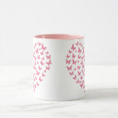 Heart of Capricious Butterflies Tasse (Zentrum)
