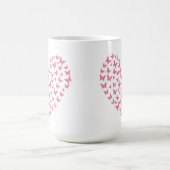 Heart of Capricious Butterflies Verwandlungstasse (Zentrum)