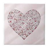 Heart of Flowers Decorative Tile Fliese (Vorderseite)