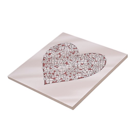 Heart of Flowers Decorative Tile Fliese (Seite)