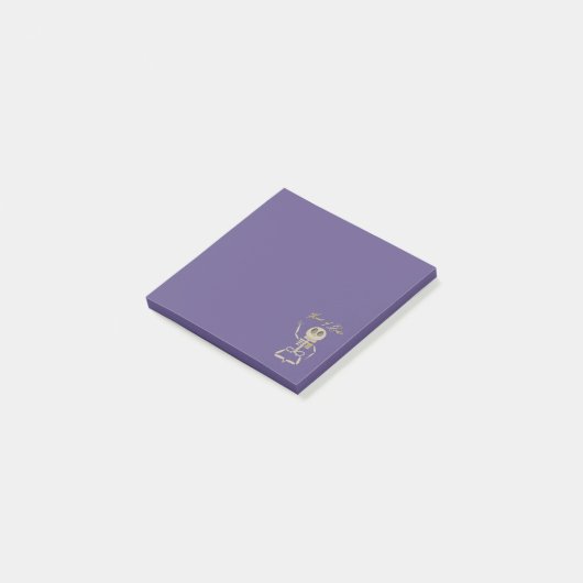 Heart of Gold Post-It Notes Klebezettel (angewinkelt)