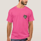heart of Harvest - Nature-Inspired Emblem T-Shirt (Vorderseite)