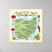 Heart of It All — Ohio Boards Leinwanddruck (Vorderseite)