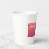 Heart Of Love-Romantic Coupe Holding Hands Design Pappbecher (Rechts)