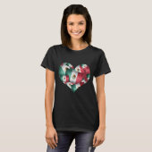 Heart of Mexican Flags T-Shirt (Vorne ganz)