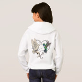 Heart of Peace & Hope Hoodie (Schwarz voll)