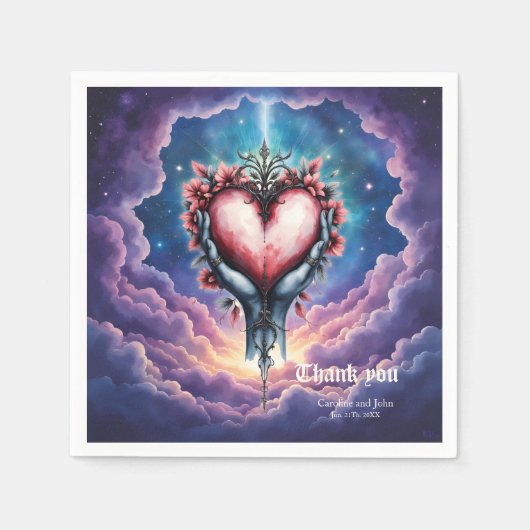 Heart of Quiet Magic.  Serviette (Vorderseite)