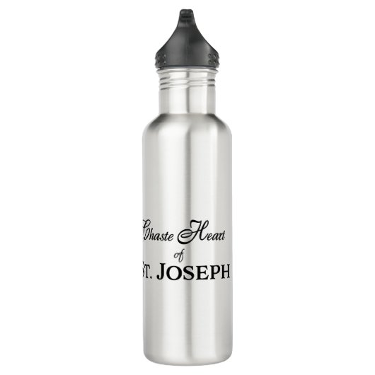 Heart of St. Joseph: Stainted Glass Version Edelstahlflasche (Rechts)
