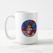Heart of St. Joseph: Stainted Glass Version Kaffeetasse (Links)