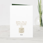 Heart of the Divine Child Folded Greeting Card Karte (Rückseite)