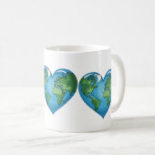 Heart of the Earth Wird Earth Day Design Kaffeetasse (VorderseiteRechts)