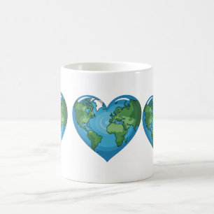 Heart of the Earth Wird Earth Day Design Kaffeetasse
