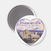 Heart of the Hill Magnet (design B) (Vorderseite/Rückseite)