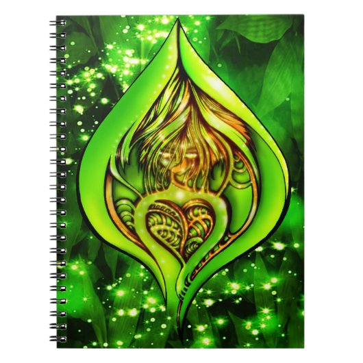 Heart of the Jungle Notebook Notizblock (Vorderseite)