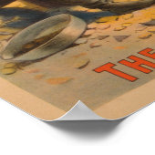 Heart of the Klondike Gold Mining Theatre Poster (Ecke)