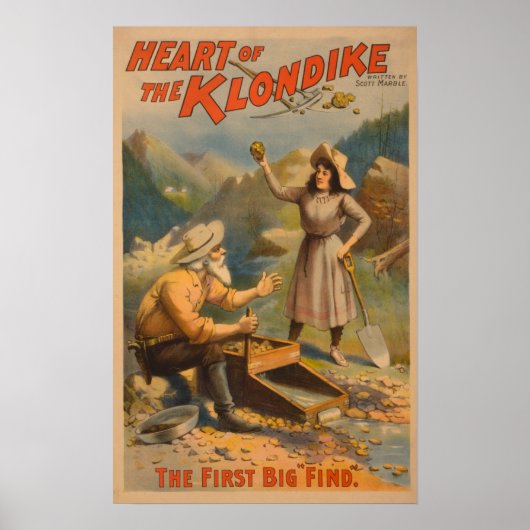 Heart of the Klondike Gold Mining Theatre Poster (Vorne)