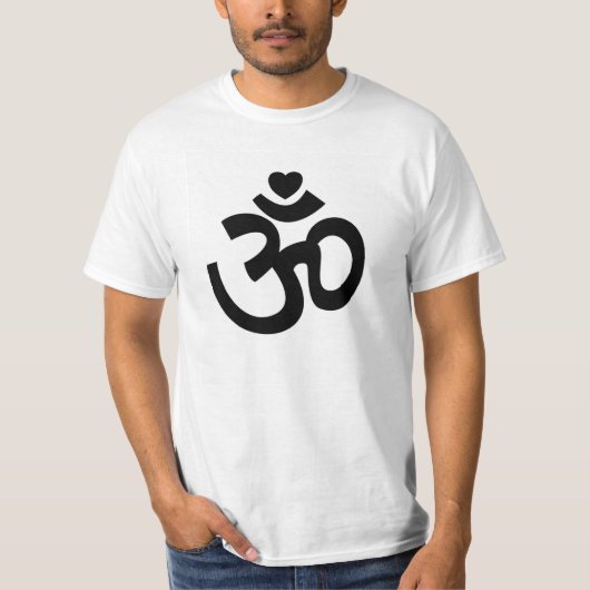 Heart Om Sign - Yoga T-Shirts für Männer (Vorderseite)