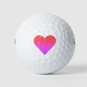 Heart Ombré Valentine's Day 4Jason Golfball (Vorderseite)