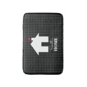 Heart on a House Doormat Badematte (Vorderseite Vertikal)