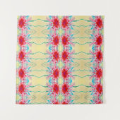 Heart on Fire Tapestry Wandteppich (Vorderseite (Horizontal))