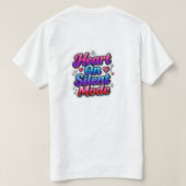 Heart on Silent Mode  T-Shirt (Design Rückseite)