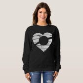 Heart One Wheel Love Electric Skateboard Float Ska Sweatshirt (Vorne ganz)