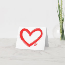 Heart Paint Karte