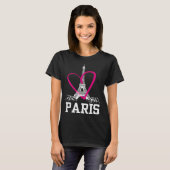 Heart Paris France T-Shirt (Vorne ganz)