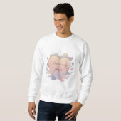 Heart Pastel Illustration Sweatshirt (Vorne ganz)