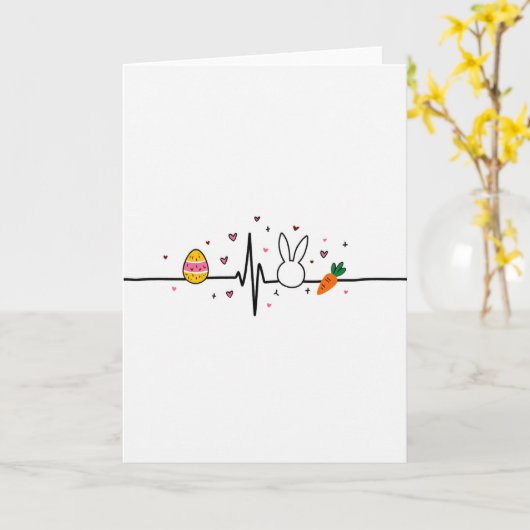 Heart Pattern Celebration Card Karte (Gelbe Blume)
