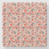 Heart Pattern - Cute and Lovely Valentine's Day Steinuntersetzer (Vorderseite)