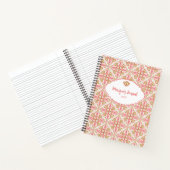 Heart Pattern Notebook – Customize Interior Pages Notizblock (Innenseite)