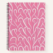 Heart Pattern Notebook Notizblock (Vorderseite)