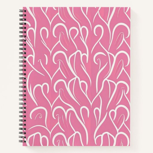 Heart Pattern Notebook Notizblock (Vorderseite)