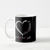 Heart Peace Love Golf Player Srt Lovers Outfit Wom Kaffeetasse (Links)