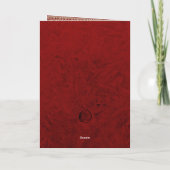 Heart, Pearls & Roses Anniversary Card Karte (Rückseite)