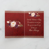 Heart, Pearls & Roses Valentine Karte (Innenseite)