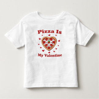 Heart Pizza ist mein Valentiner Valentinstag Kleinkind T-shirt