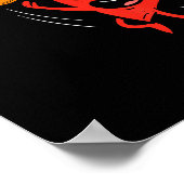 Heart Playing Basketball Cute Valentines Day Srts  Poster (Ecke)