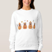 Heart-pounding Capybara Sweatshirt (Vorderseite)
