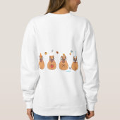 Heart-pounding Capybara Sweatshirt (Rückseite)