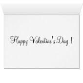 Heart Print Happy Valentines Day (Innenansicht Horizontal (Unten))
