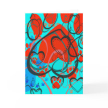 Heart Prints Pet Sympathy Card