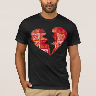 Heart Puzzle Art Deko T - Shirt